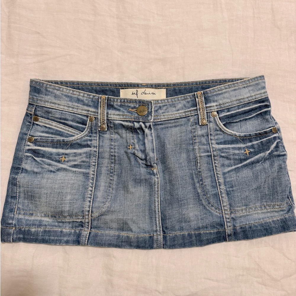 Zara Denim mini skirt, size 8